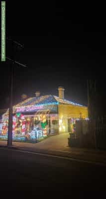 Christmas Light display at 15A Canning Street, Rosewater