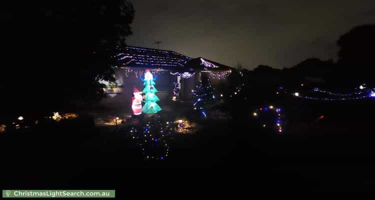 Christmas Light display at 3 Nepal Road, Valley View