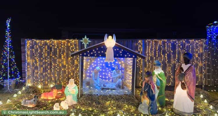 Christmas Light display at 22 Golden Avenue, Calamvale