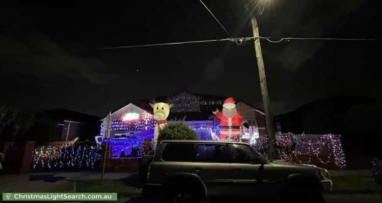 Christmas Light display at 193 Gordon Street, Coburg
