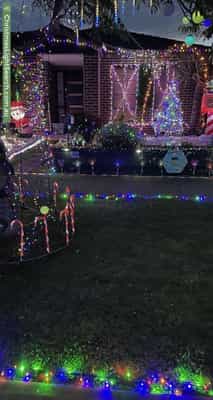 Christmas Light display at  Belvedere Drive, Pakenham