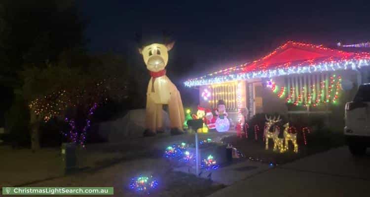 Christmas Light display at 10 Yagan Place, Ngunnawal