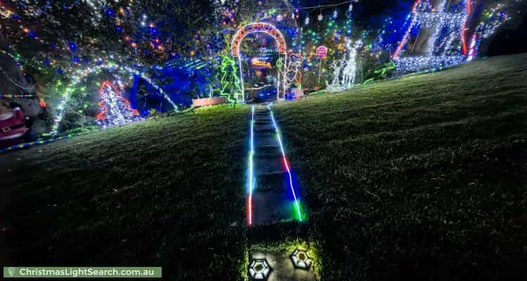 Christmas Light display at  Penelope Drive, Cornubia