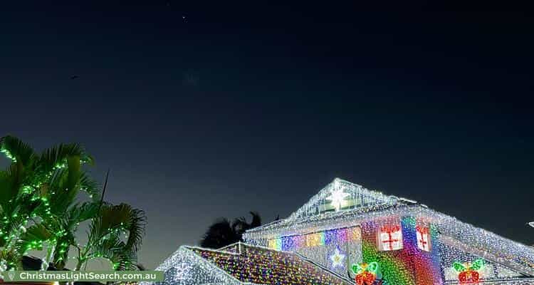 Christmas Light display at 71 McPherson Road, Sinnamon Park