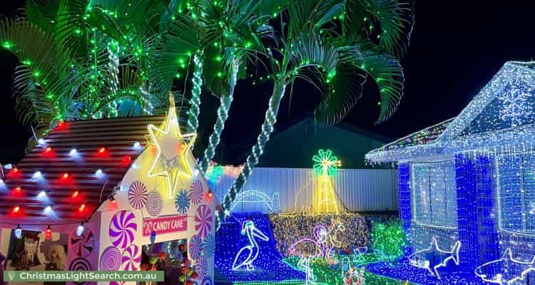 Christmas Light display at 71 McPherson Road, Sinnamon Park