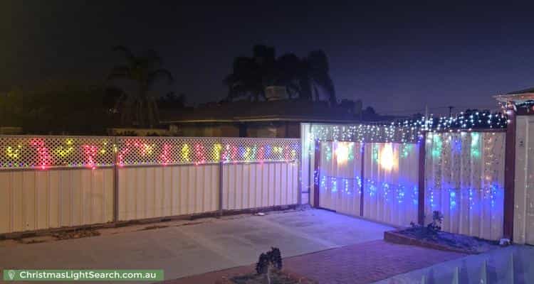 Christmas Light display at 247 Corfield Street, Gosnells