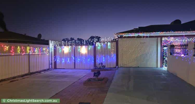 Christmas Light display at 247 Corfield Street, Gosnells