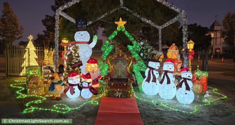 Christmas Light display at 191 Mirrabooka Avenue, Balga