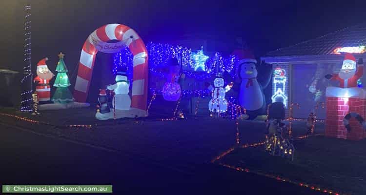 Christmas Light display at 30 Nicola Way, Upper Coomera
