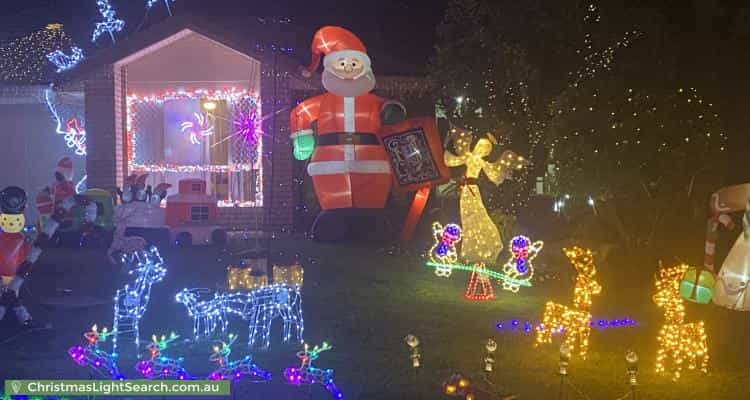 Christmas Light display at 30 Nicola Way, Upper Coomera