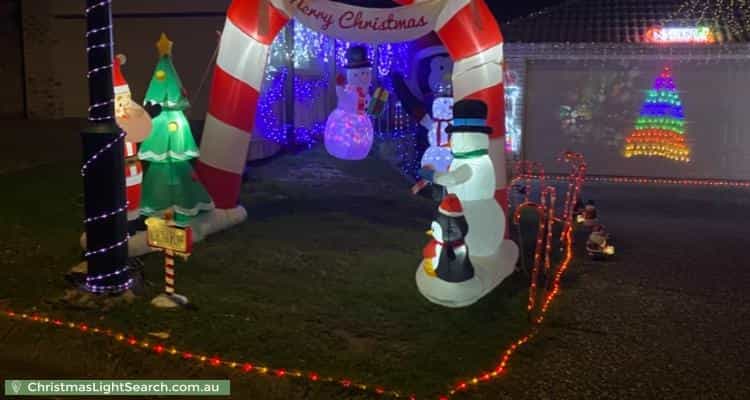 Christmas Light display at 30 Nicola Way, Upper Coomera