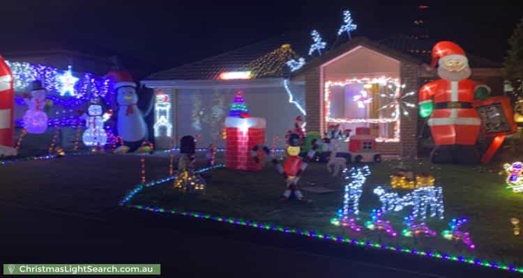 Christmas Light display at 30 Nicola Way, Upper Coomera