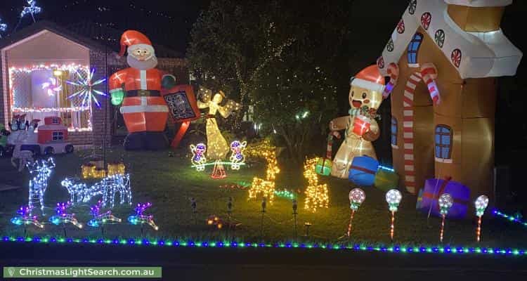Christmas Light display at 30 Nicola Way, Upper Coomera