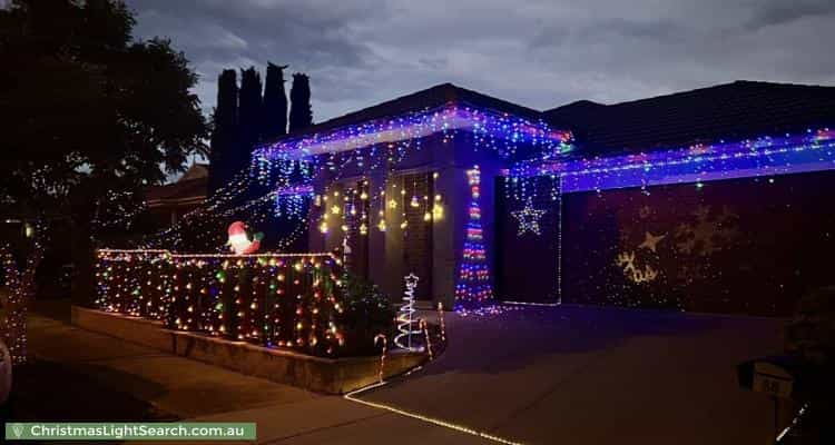 Christmas Light display at 88 Light Avenue, Munno Para