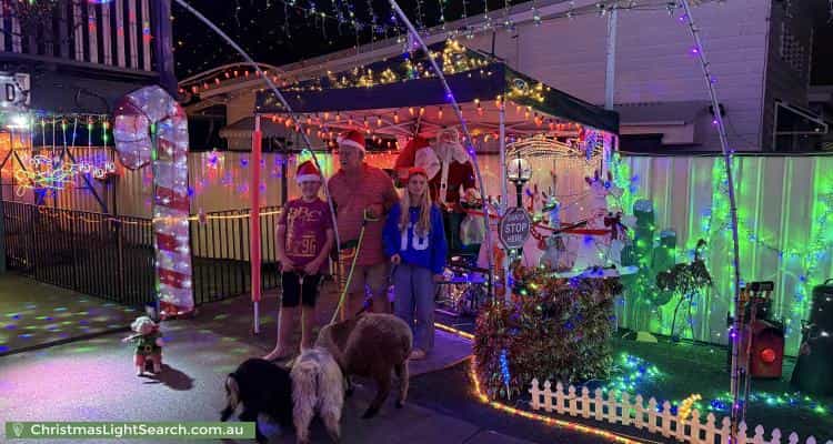 Christmas Light display at 74 Lindwall Street, Upper Mount Gravatt