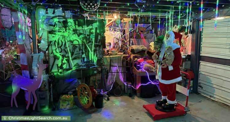 Christmas Light display at 74 Lindwall Street, Upper Mount Gravatt