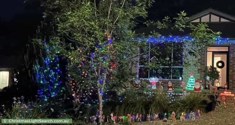 Christmas Light display at 10 Jenkinson Drive, Mount Barker