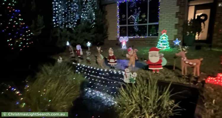 Christmas Light display at 10 Jenkinson Drive, Mount Barker