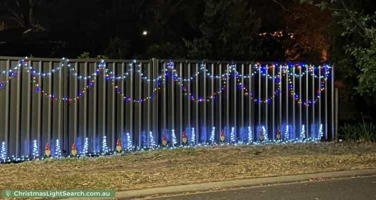 Christmas Light display at 10 Jenkinson Drive, Mount Barker
