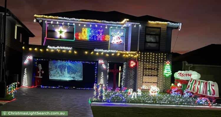 Christmas Light display at 41 William Street, Riverstone