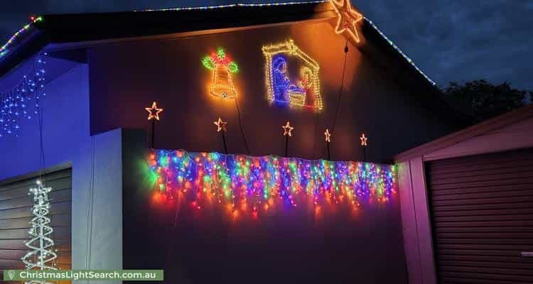 Christmas Light display at 143 Osburn Drive, MacGregor