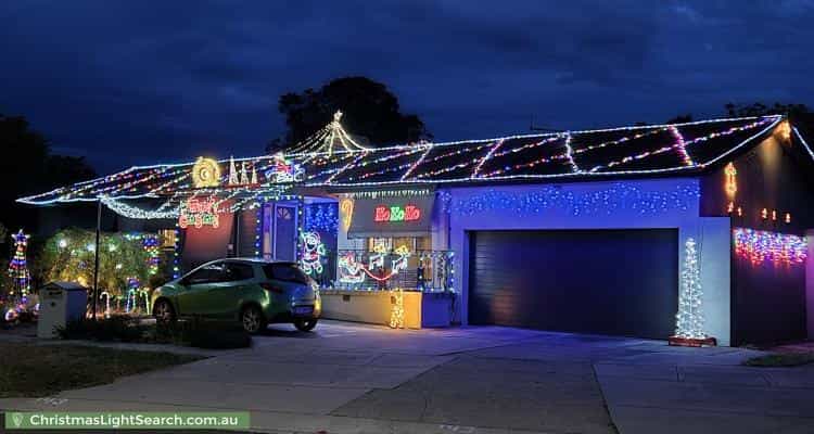 Christmas Light display at 143 Osburn Drive, MacGregor