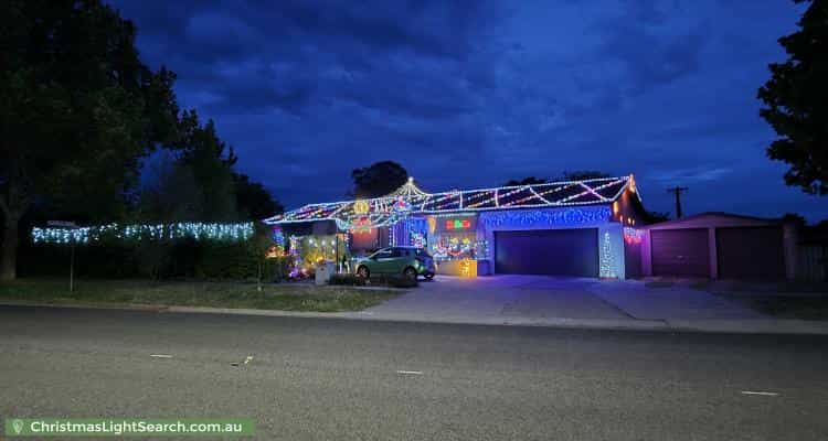 Christmas Light display at 143 Osburn Drive, MacGregor