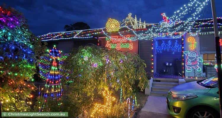Christmas Light display at 143 Osburn Drive, MacGregor