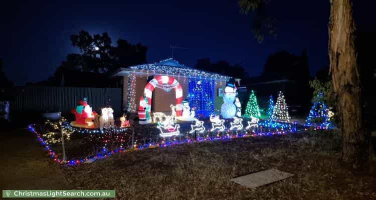 Christmas Light display at  Lock Crescent, Pooraka