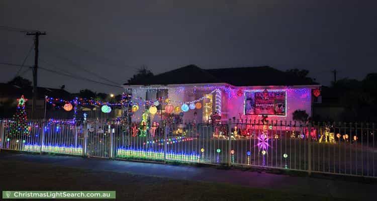 Christmas Light display at 99 Willan Drive, Cartwright