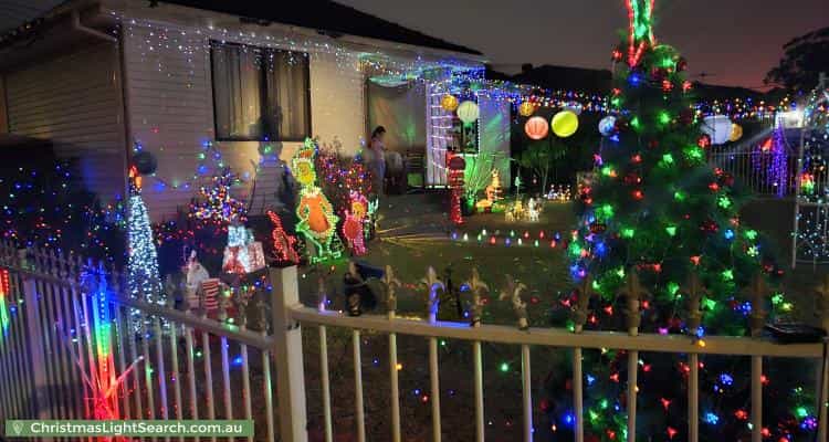 Christmas Light display at 99 Willan Drive, Cartwright