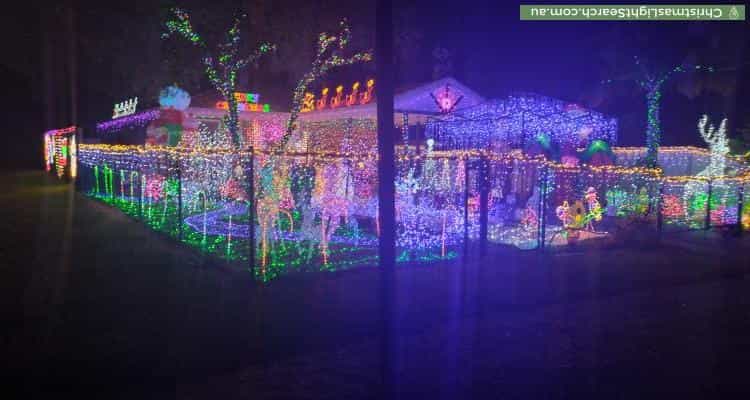Christmas Light display at 33 Mannington Road, Acacia Ridge
