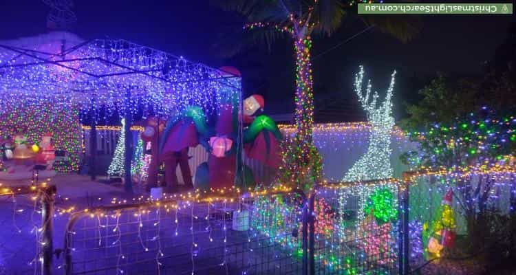 Christmas Light display at 33 Mannington Road, Acacia Ridge