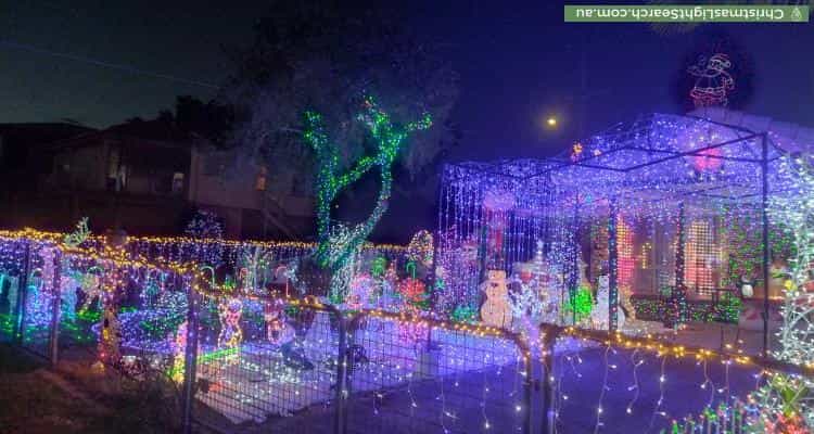 Christmas Light display at 33 Mannington Road, Acacia Ridge