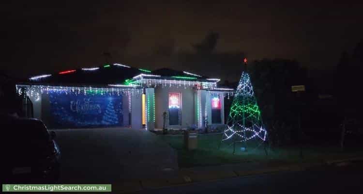 Christmas Light display at 11 Woodlight Street, Mango Hill