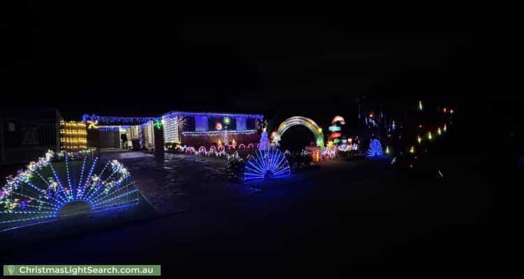 Christmas Light display at 49 Hurley Street, Toongabbie