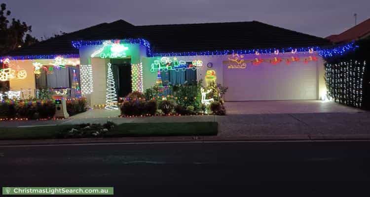 Christmas Light display at  Kingfisher Avenue, Mawson Lakes
