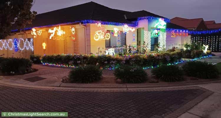 Christmas Light display at  Kingfisher Avenue, Mawson Lakes