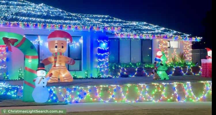 Christmas Light display at 6 Calne Court, Wellard