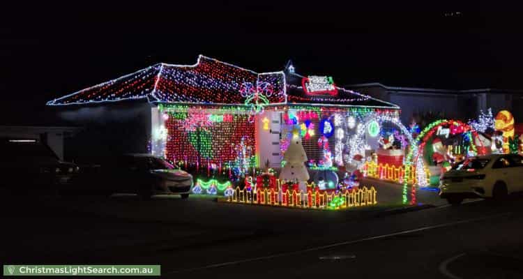Christmas Light display at 4 Santa Clara Rise, Upper Coomera
