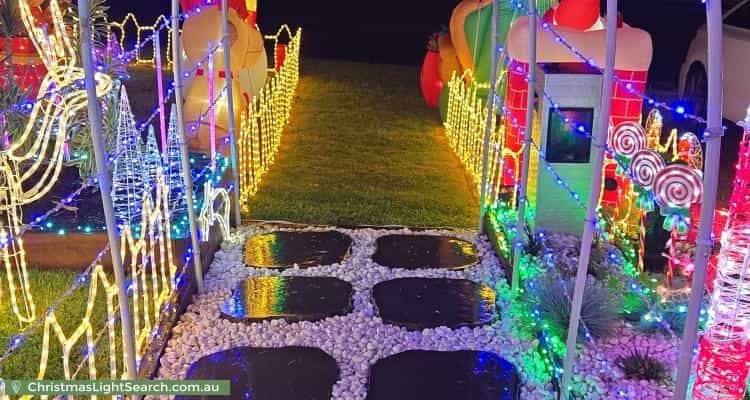 Christmas Light display at 4 Santa Clara Rise, Upper Coomera