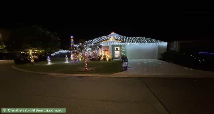 Christmas Light display at 4 Amalfi Chase, Baldivis
