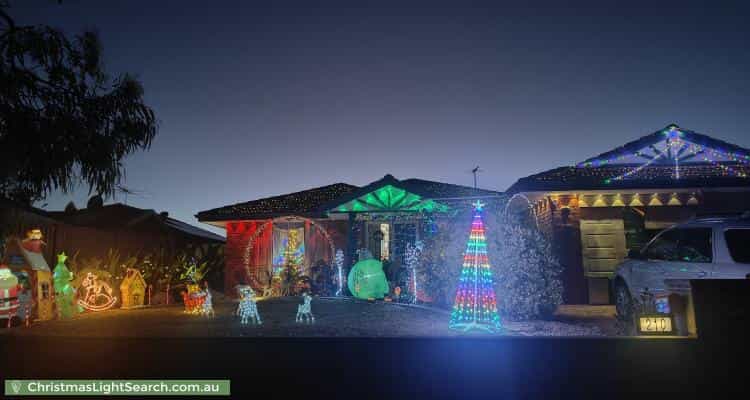 Christmas Light display at 210 Fendam Street, Port Kennedy