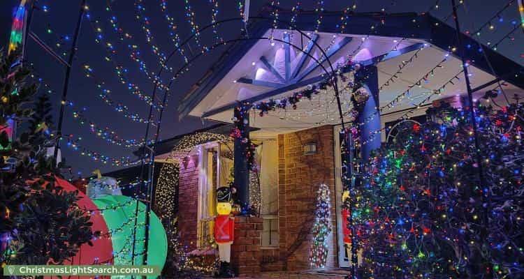 Christmas Light display at 210 Fendam Street, Port Kennedy