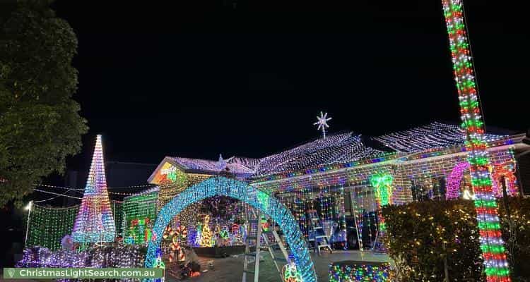 Christmas Light display at 248 South Circuit, Oran Park