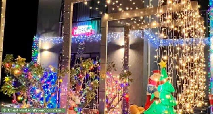 Christmas Light display at 69 Castella Drive, Caversham