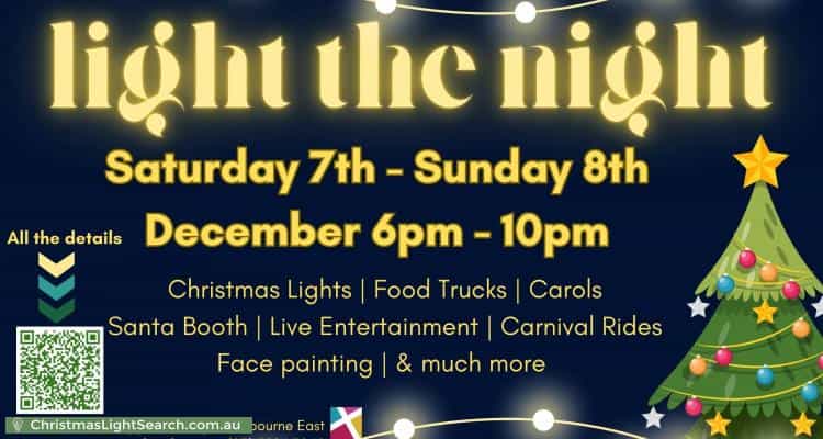 Christmas Light display at 1785 South Gippsland Highway, Cranbourne East