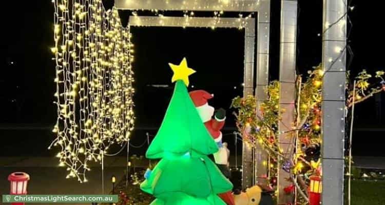 Christmas Light display at 69 Castella Drive, Caversham