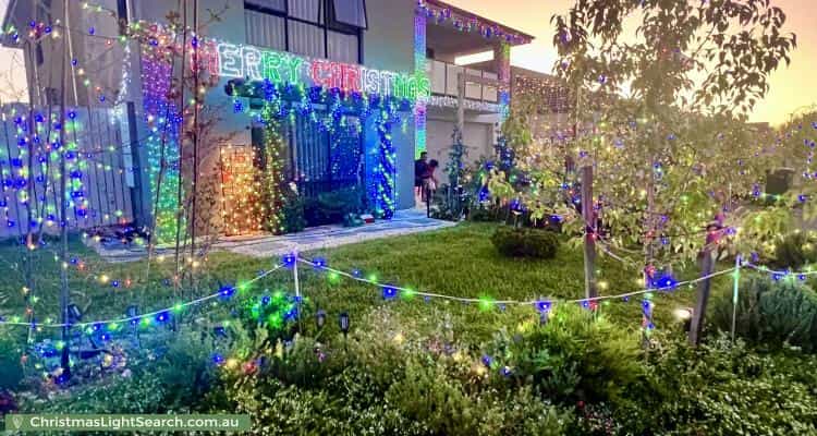 Christmas Light display at 69 Castella Drive, Caversham