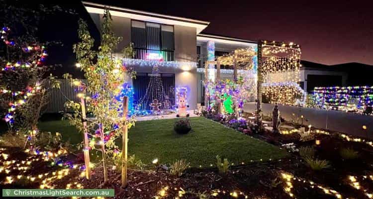 Christmas Light display at 69 Castella Drive, Caversham